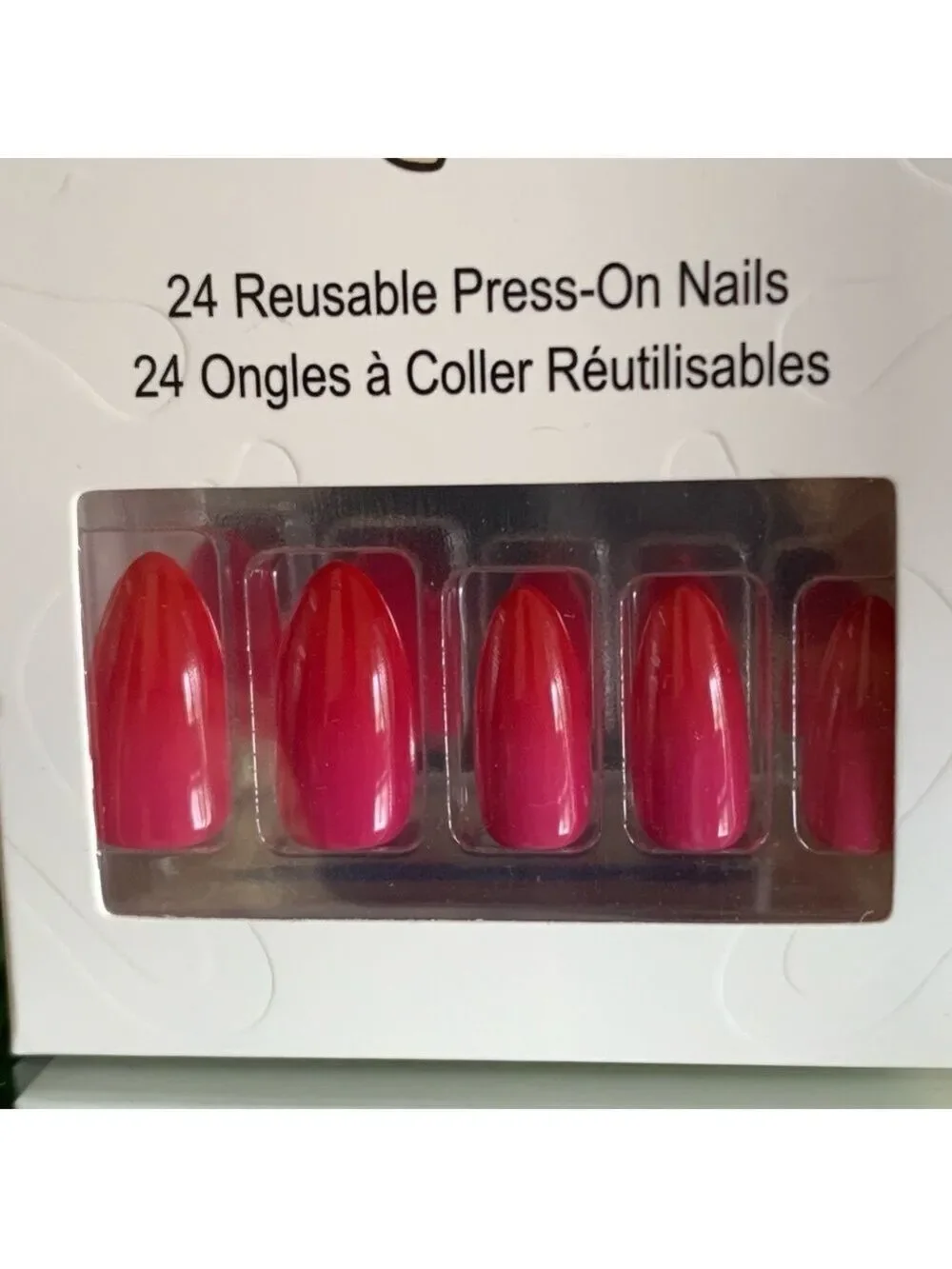 Facile DIRTY SHIRLEY Faux Reusable Press On Nails | NEW | Gel Effect | Ombré